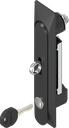 Swinghandle 1150, keyed EK 333, and for padlock, Zinc die black powder-coated