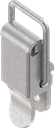 Toggle latch with wire toggle latch without padlock facility, drilled, Steel zinc-plated DS plus top coat